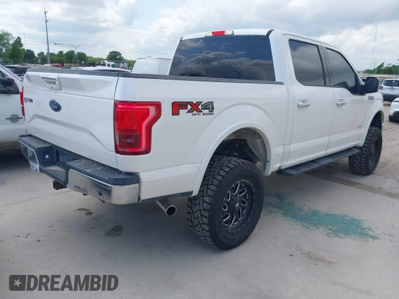 2016 Ford F-150 XLT with VIN 1FTEW1EG1GKD09703, listed as a IAAI auction lot 42056248 with 126,812 mi miles. Bid and sale history available at carsss.com. Image 4.