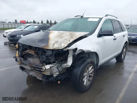 2014 Ford Edge SE with VIN 2FMDK3GC6EBA41456, listed as a IAAI auction lot 41680971 with 1 mi miles. Bid and sale history available at carsss.com. Image 2.