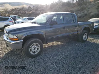 2004 Dodge Dakota SLT with VIN 1D7HG48N14S509987, listed as a Copart auction lot 43283745 with Not Provided miles and Salvage Title. Bid and sale history available at carsss.com. Image 1.