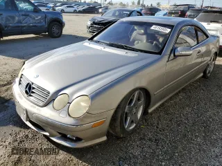 2003 Mercedes-Benz CL-Class 5.0L with VIN WDBPJ75J83A036943, listed as a Copart auction lot 46193905 with 140,197 mi miles and Salvage Title. Bid and sale history available at carsss.com. Image 1.