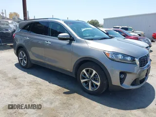 2019 Kia Sorento EX with VIN 5XYPHDA58KG536815, listed as a IAAI auction lot 42421683 with 95,351 mi miles and . Bid and sale history available at DreamBid. Image 1.