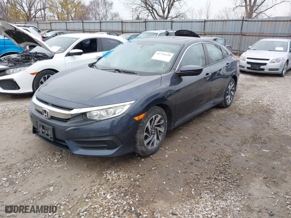 2016 Honda Civic Sedan EX with VIN 19XFC2F79GE046834, listed as a IAAI auction lot 41754128 with 75,346 mi miles. Bid and sale history available at carsss.com. Image 17.