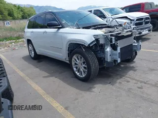 2021 Jeep Grand Cherokee Summit Reserve with VIN 1C4RJKET4M8197071, listed as a IAAI auction lot 42430824 with 36,927 mi miles and . Bid and sale history available at DreamBid. Image 1.