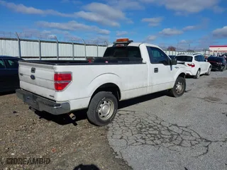 2014 Ford F-150 XL with VIN 1FTNF1CF2EKF90191, listed as a IAAI auction lot 41051891 with 125,850 mi miles. Bid and sale history available at carsss.com. Image 4.