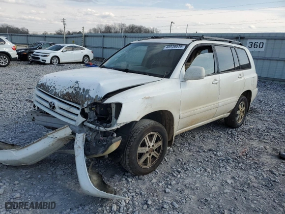 2006 Toyota Highlander w/3rd Row with VIN JTEDP21A960107567, listed as a Copart auction lot 46949545 with 278,185 mi miles and Salvage Title. Bid and sale history available at carsss.com. Image 1.
