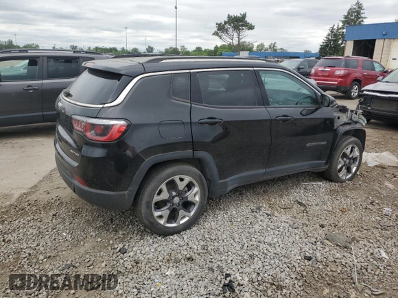 2020 Jeep Compass Limited z VIN 3C4NJDCB0LT211925, wystawiony jako Copart lot #63989255 z przebiegiem Nie podano mil oraz Czysty tytuł • Clean title. Historia ofert i sprzedaży dostępna na DreamBid. Obrazek 3.