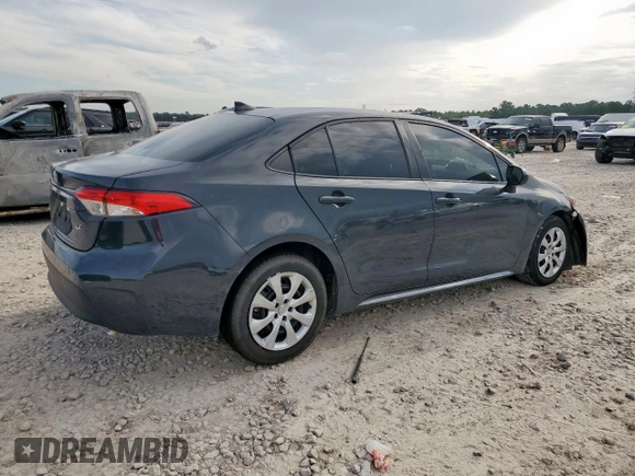 2024 Toyota Corolla LE with VIN 5YFB4MDE5RP081297, listed as a Copart auction lot 62408895 with 36,092 mi miles and Salvage title. Bid and sale history available at DreamBid. Image 3.