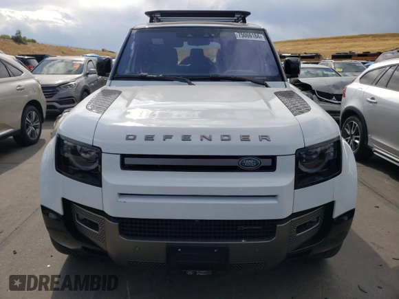 2022 Land Rover Defender z VIN SALE3ERU5N2105752, wystawiony jako Copart lot #75066184 z przebiegiem 20 450 mil mil oraz Szkoda całkowita • Salvage title. Historia ofert i sprzedaży dostępna na DreamBid. Obrazek 5.