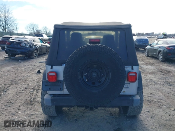 2003 Jeep Wrangler X with VIN 1J4FA39S33P363153, listed as a IAAI auction lot 41584805 with 160,676 mi miles. Bid and sale history available at carsss.com. Image 17.