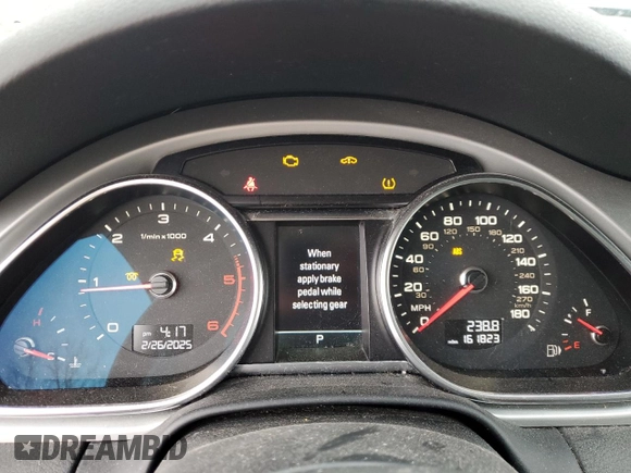 2013 Audi Q7 3.0L TDI Prestige with VIN WA1VMBFE3DD007171, listed as a Copart auction lot 46915285 with 161,823 mi miles and Clean Title. Bid and sale history available at carsss.com. Image 9.