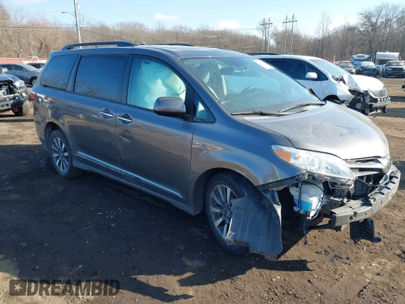 2018 Toyota Sienna XLE with VIN 5TDDZ3DCXJS199733, listed as a IAAI auction lot 41357266 with 66,692 mi miles. Bid and sale history available at carsss.com. Image 1.
