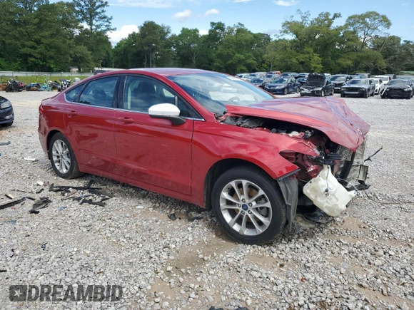2020 Ford Fusion SE with VIN 3FA6P0HD9LR185169, listed as a Copart auction lot 56412425 with 80,152 mi miles and Salvage title. Bid and sale history available at DreamBid. Image 4.