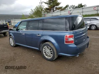2019 Ford Flex SEL z VIN 2FMHK6C83KBA38465, wystawiony jako Copart lot #55235475 z przebiegiem 58 935 mil mil oraz Czysty tytuł • Clean title. Historia ofert i sprzedaży dostępna na DreamBid. Obrazek 2.