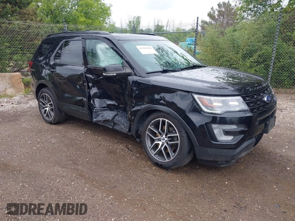 2017 Ford Explorer Sport with VIN 1FM5K8GT4HGC30394, listed as a IAAI auction lot 42385089 with 116,698 mi miles and . Bid and sale history available at DreamBid. Image 1.