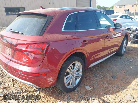 2018 Audi Q5 Prestige z VIN WA1CNAFYXJ2122320, wystawiony jako IAAI lot #42119050 z przebiegiem 43 512 mil mil oraz . Historia ofert i sprzedaży dostępna na DreamBid. Obrazek 4.