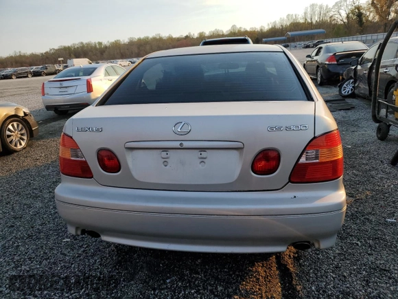 2001 Lexus GS 300 with VIN JT8BD69S710148070, listed as a Copart auction lot 50574035 with 159,555 mi miles and Salvage Title. Bid and sale history available at DreamBid. Image 6.
