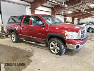 2007 Dodge 1500 Laramie with VIN 1D7HU18207S183648, listed as a Copart auction lot 52129055 with 257,764 mi miles and Clean Title. Bid and sale history available at carsss.com. Image 4.