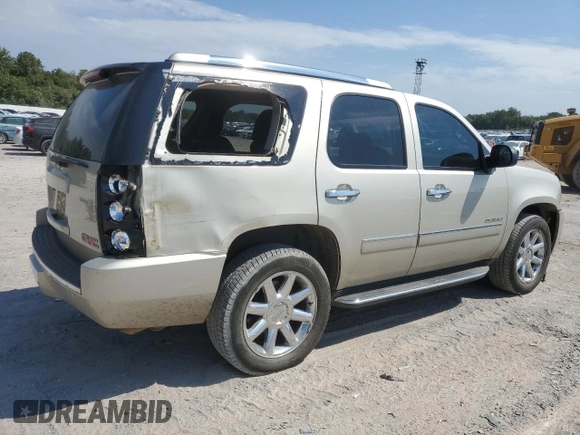 2013 GMC Yukon Denali with VIN 1GKS2EEF0DR168563, listed as a Copart auction lot 67732684 with 124,655 mi miles and Salvage Title. Bid and sale history available at carsss.com. Image 3.