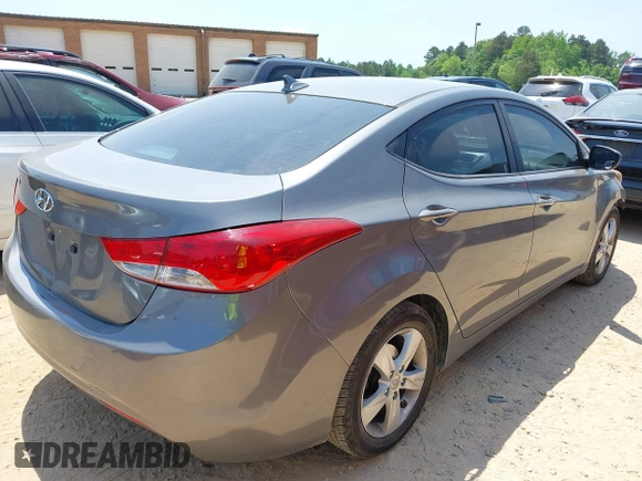 2013 Hyundai Elantra GLS with VIN 5NPDH4AE4DH417819, listed as a IAAI auction lot 42163626 with 135,370 mi miles and . Bid and sale history available at DreamBid. Image 4.