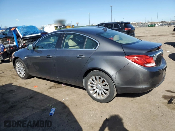 2011 Buick Regal CXL RL1 with VIN W04GN5EC0B1010261, listed as a Copart auction lot 51707035 with 168,136 mi miles and Clean Title. Bid and sale history available at carsss.com. Image 2.