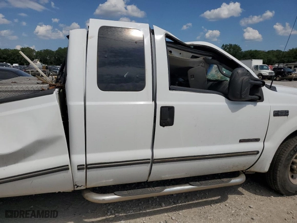 1999 Ford Super Duty F-250 XL with VIN 1FTNX20F2XEC42996, listed as a Copart auction lot 63616344 with 0 mi miles and Salvage Title. Bid and sale history available at carsss.com. Image 10.