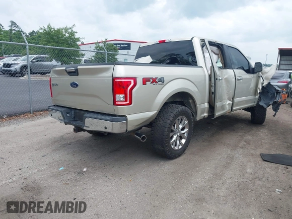 2017 Ford F-150 XL with VIN 1FTEW1EF7HFA56775, listed as a IAAI auction lot 42420207 with 134,648 mi miles and . Bid and sale history available at DreamBid. Image 4.