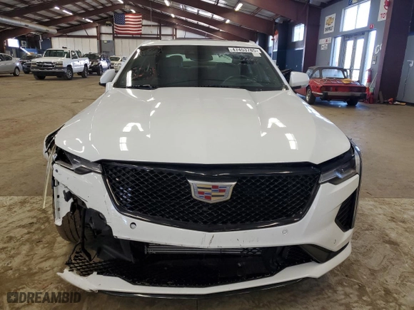 2022 Cadillac CT4-V with VIN 1G6DH5RL5N0115708, listed as a Copart auction lot 47453785 with 47,152 mi miles and Clean Title. Bid and sale history available at carsss.com. Image 5.