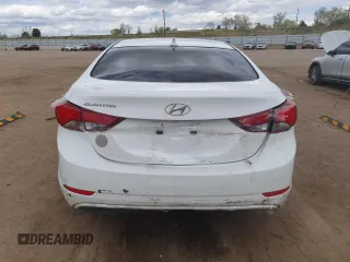 2015 Hyundai Elantra SE with VIN 5NPDH4AE1FH596078, listed as a Copart auction lot 52985755 with 95,758 mi miles and Salvage title. Bid and sale history available at DreamBid. Image 6.