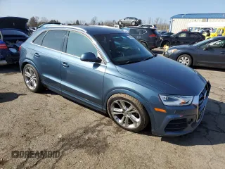 2016 Audi Q3 Premium Plus with VIN WA1EFCFS7GR014685, listed as a Copart auction lot 42003553 with 83,872 mi miles. Bid and sale history available at carsss.com. Image 4.