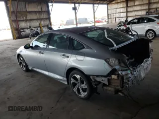 2018 Honda Accord EX with VIN 1HGCV1F47JA136590, listed as a Copart auction lot 53851585 with 100,260 mi miles and Salvage Title. Bid and sale history available at DreamBid. Image 2.