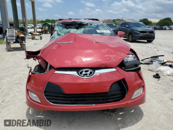 2013 Hyundai Veloster w/Gray Int с VIN KMHTC6AD1DU085546, выставлен на аукционе Copart как лот 58467755 с пробегом 130 932 миль миль и Списание • Salvage title. История ставок и продаж доступна на DreamBid. Изображение 5.