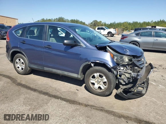 2014 Honda CR-V LX with VIN 2HKRM3H34EH537038, listed as a Copart auction lot 48542305 with 195,398 mi miles and Salvage Title. Bid and sale history available at carsss.com. Image 4.