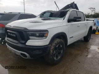 2019 Ram 1500 Rebel with VIN 1C6RRELT2KN828225, listed as a Copart auction lot 71549272 with 155,960 mi miles and Salvage title. Bid and sale history available at DreamBid. Image 1.