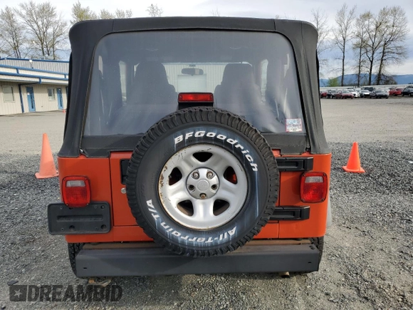 2006 Jeep Wrangler SE with VIN 1J4FA29186P751887, listed as a Copart auction lot 52830455 with 113,325 mi miles and Clean Title. Bid and sale history available at carsss.com. Image 6.