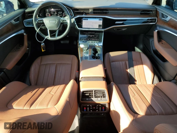 2021 Audi A6 Premium Plus with VIN WAUE3AF2XMN057372, listed as a Copart auction lot 74031954 with 47,651 mi miles and Clean Title. Bid and sale history available at carsss.com. Image 8.
