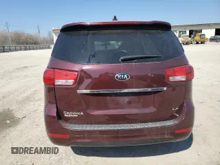 2017 Kia Sedona LX with VIN KNDMB5C19H6338583, listed as a Copart auction lot 48574955 with 140,765 mi miles and Salvage Title. Bid and sale history available at carsss.com. Image 6.