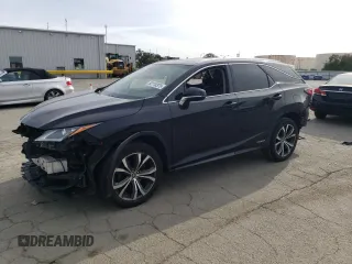2019 Lexus RX 450hL Premium with VIN JTJDGKCA3K2006862, listed as a Copart auction lot 52110375 with 202,094 mi miles and Salvage title. Bid and sale history available at DreamBid. Image 1.