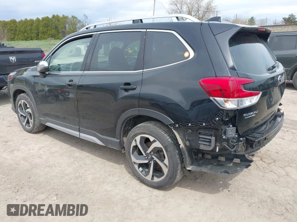 2023 Subaru Forester Touring with VIN JF2SKARC2PH537438, listed as a IAAI auction lot 42085834 with 14,456 mi miles. Bid and sale history available at carsss.com. Image 3.