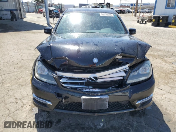 2013 Mercedes-Benz C 250 Sport with VIN WDDGF4HB1DA879444, listed as a Copart auction lot 58030695 with 114,789 mi miles and Salvage title. Bid and sale history available at DreamBid. Image 5.