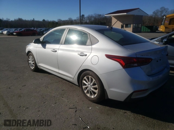 2022 Hyundai Accent SEL with VIN 3KPC24A61NE175874, listed as a Copart auction lot 39651833 with 7,389 mi miles. Bid and sale history available at carsss.com. Image 2.