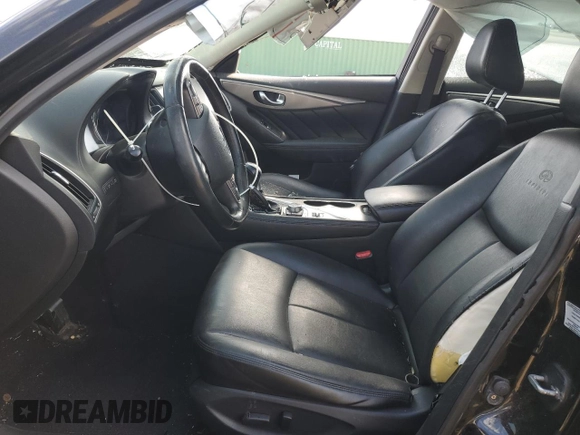 2014 Infiniti Q50 Sport with VIN JN1BV7AR4EM690998, listed as a Copart auction lot 52882475 with 101,479 mi miles and Salvage Title. Bid and sale history available at DreamBid. Image 7.
