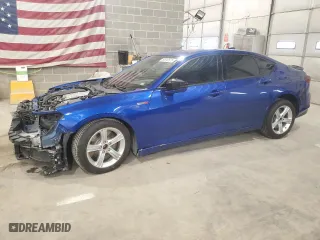 2022 Acura TLX Type S w/Performance Tire with VIN 19UUB7F97NA001854, listed as a Copart auction lot 50812575 with 3,731 mi miles and Salvage Title. Bid and sale history available at carsss.com. Image 1.