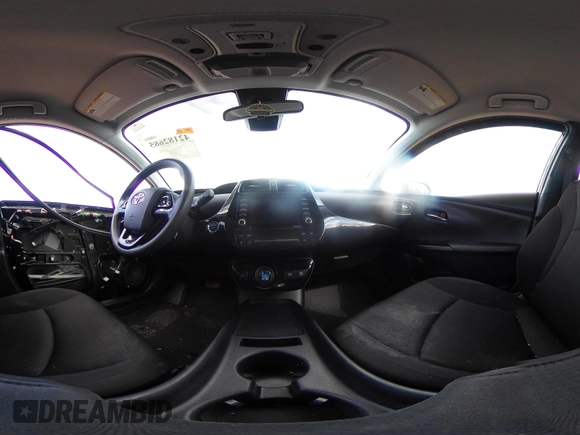 2021 Toyota Prius L Eco with VIN JTDKAMFU3M3140233, listed as a IAAI auction lot 42182685 with 38,842 mi miles and . Bid and sale history available at DreamBid. Image 19.