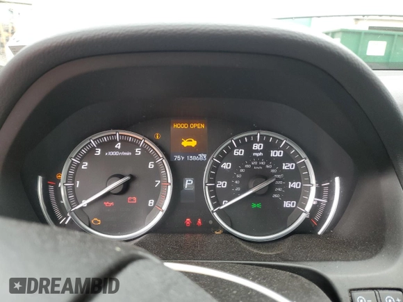 2017 Acura TLX with VIN 19UUB1F36HA004645, listed as a Copart auction lot 64673795 with 138,683 mi miles and Salvage title. Bid and sale history available at DreamBid. Image 9.