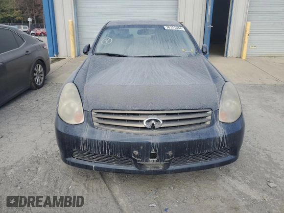 2006 Infiniti G35 z VIN JNKCV51F56M605484, wystawiony jako Copart lot #76721034 z przebiegiem 214 171 mil mil oraz Czysty tytuł • Clean title. Historia ofert i sprzedaży dostępna na DreamBid. Obrazek 5.
