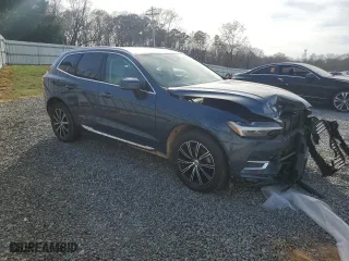 2021 Volvo XC60 Inscription with VIN YV4102DL0M1851765, listed as a Copart auction lot 49743455 with 56,113 mi miles and Salvage Title. Bid and sale history available at carsss.com. Image 4.