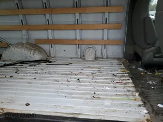 2018 GMC Savana Cargo Van with VIN 1GTW7AFG0J1905897, listed as a Copart auction lot 43683865 with 103,932 mi miles and Salvage Title. Bid and sale history available at carsss.com. Image 11.