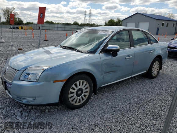 2009 Mercury Sable with VIN 1MEHM40W69G611172, listed as a Copart auction lot 55796535 with 92,137 mi miles and Salvage title. Bid and sale history available at DreamBid. Image 1.