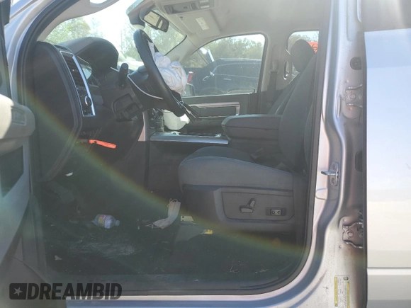 2018 Ram 1500 Big Horn with VIN 1C6RR6GTXJS123544, listed as a Copart auction lot 49688655 with 43,103 mi miles and Salvage title. Bid and sale history available at DreamBid. Image 7.