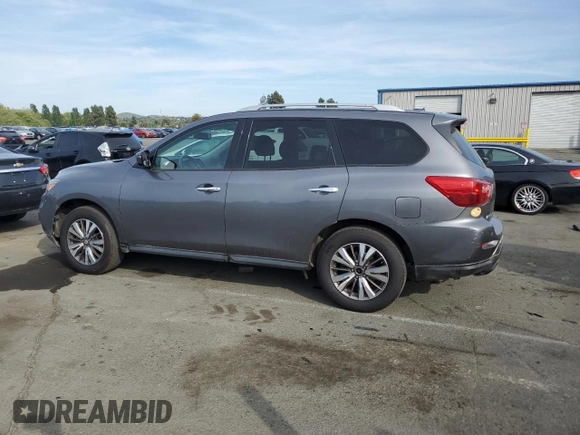 2017 Nissan Pathfinder Platinum with VIN 5N1DR2MMXHC604953, listed as a Copart auction lot 55283425 with 115,455 mi miles and Clean title. Bid and sale history available at DreamBid. Image 2.